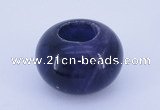 CLO03 19*30mm rondelle loose amethyst gemstone beads wholesale