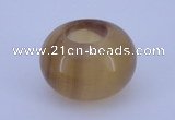 CLO05 19*30mm rondelle loose yellow fluorite gemstone beads wholesale