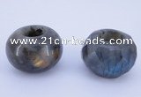 CLO19 19*30mm rondelle loose labradorite gemstone beads wholesale