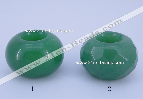 CLO22 19*30mm rondelle loose green aventurine gemstone beads wholesale