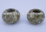 CLO23 19*30mm rondelle loose rhyolite gemstone beads wholesale