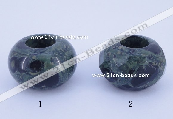 CLO24 19*30mm rondelle loose kambaba jasper gemstone beads wholesale