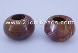 CLO26 19*30mm rondelle loose mookaite gemstone beads wholesale