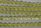 CLQ151 15.5 inches 6mm round natural lemon quartz beads wholesale