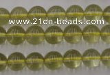 CLQ153 15.5 inches 10mm round natural lemon quartz beads wholesale