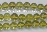 CLQ201 15.5 inches 6mm round natural lemon quartz beads wholesale