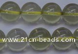 CLQ353 15 inches 10mm round natural lemon quartz beads wholesale