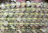 CLQ362 15 inches 8mm round lemon quartz gemstone beads