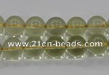 CLQ52 15.5 inches 10mm round natural lemon quartz beads wholesale