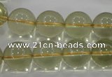 CLQ55 15.5 inches 16mm round natural lemon quartz beads wholesale