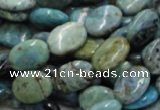 CLR12 16 inches 12*16mm oval larimar gemstone beads wholesale