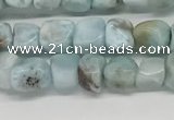 CLR133 15.5 inches 4*6mm - 5*8mm chips natural larimar gemstone beads