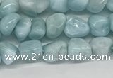 CLR134 15.5 inches 3*4mm - 4*6mm chips natural larimar gemstone beads