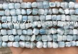 CLR142 15.5 inches 5*6mm - 6*8mm nuggets natural larimar beads