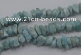 CLR31 15.5 inches natural larimar gemstone chip beads wholesale