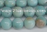 CLR353 15.5 inches 10mm round dyed larimar gemstone beads