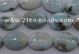 CLR42 15.5 inches 13*18mm oval natural larimar gemstone beads