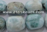 CLR53 15.5 inches 15*20mm – 18*22mm nuggets natural larimar beads