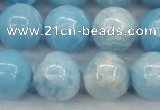 CLR605 15.5 inches 14mm round imitation larimar beads wholesale