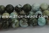 CLR61 15.5 inches 6mm round natural larimar gemstone beads