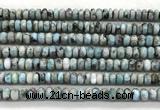 CLR627 15.5 inches 5*8mm rondelle larimar gemstone beads