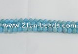 CLR72 15.5 inches 10mm round imitation larimar beads wholesale