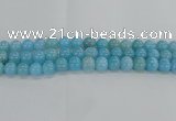 CLR73 15.5 inches 12mm round imitation larimar beads wholesale