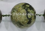 CLS05 15.5 inches 30mm faceted round large peacock gemstone beads