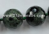 CLS107 15.5 inches 25mm faceted round kambaba jasper beads