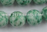 CLS150 15.5 inches 20mm faceted round Qinghai jade beads