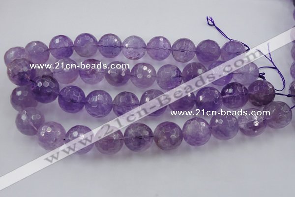 CLS153 15.5 inches 20mm faceted round lavender amethyst beads