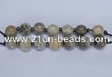 CLS200 7.5 inches 25mm round large chrysanthemum agate beads