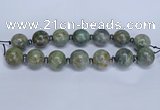 CLS201 7.5 inches 25mm round large Africa stone beads