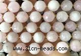 CLS410 15 inches 16mm faceted round rose quartz gemstone beads