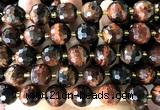 CLS424 15 inches 16mm faceted round red tiger eye gemstone beads