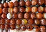 CLS610 15 inches 16mm round red banded agate gemstone beads