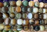 CLS613 15 inches 16mm round brown banded agate beads wholesale