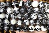 CLS634 15 inches 16mm round black & white jasper beads wholesale