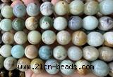 CLS641 15 inches 16mm round colorful amazonite beads wholesale