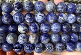 CLS645 15 inches 16mm round sodalite gemstone beads wholesale