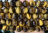 CLS648 15 inches 16mm round yellow tiger eye gemstone beads