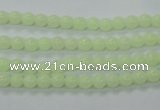 CLU01 15.5 inches 4mm round luminous stone beads wholesale