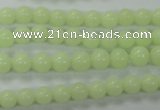 CLU02 15.5 inches 6mm round luminous stone beads wholesale