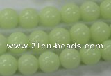 CLU04 15.5 inches 10mm round luminous stone beads wholesale