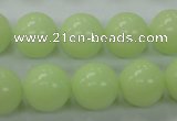 CLU05 15.5 inches 12mm round luminous stone beads wholesale