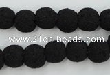 CLV379 15.5 inches 10mm ball dyed lava beads wholesale