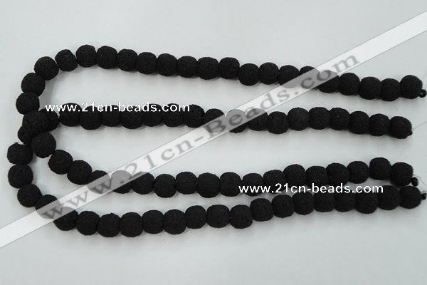 CLV379 15.5 inches 10mm ball dyed lava beads wholesale