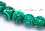 CMA18 10*12mm roundel imitate malachite gemstone beads Wholesale