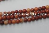 CMA200 15.5 inches 4mm round red malachite beads wholesale