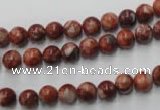 CMA201 15.5 inches 6mm round red malachite beads wholesale